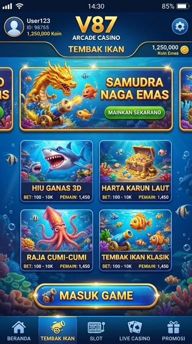 v87 — cuplikan layar ringkas